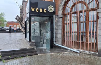 In the small center,, a business space is for rent